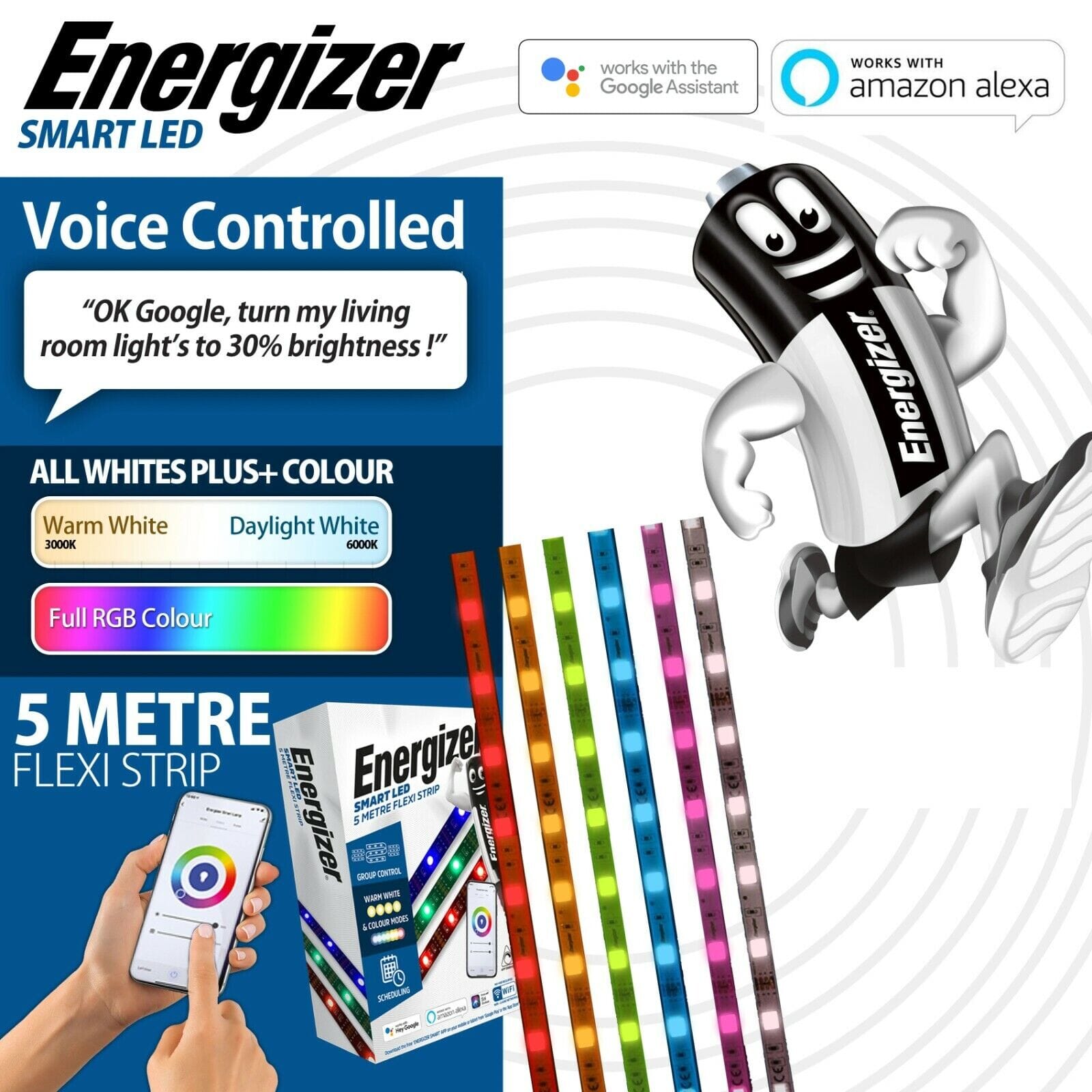 energizer smart led light strip